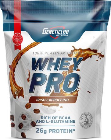 Протеин сывороточный Geneticlab Nutrition Whey Pro, кофе, 900 г