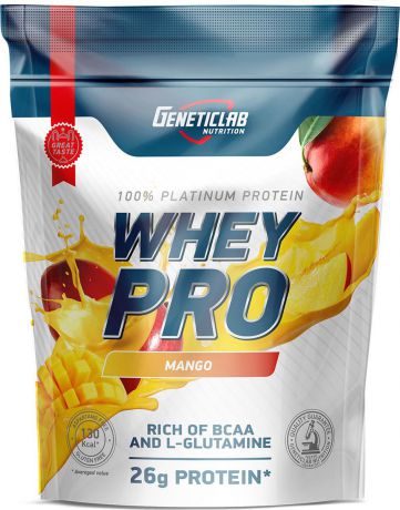 Протеин сывороточный Geneticlab Nutrition Whey Pro, манго, 900 г
