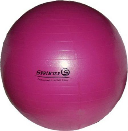 Мяч для фитнеса Sprinter Anti-Burst Gym Ball, 07396, розовый, 85 см