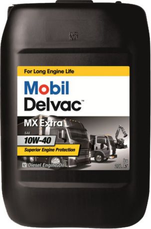 Моторное масло Mobil Delvac MX Extra, 152673, полусинтетическое, 10W-40, 20 л