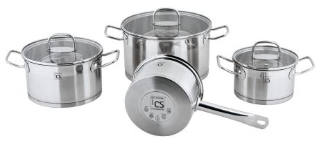 Набор посуды для приготовления CS-Kochsysteme CS060787, CS060787, Нержавеющая сталь