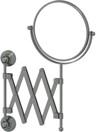 Зеркало косметическое для ванны 3SC "Stilmar", цвет: античное серебро