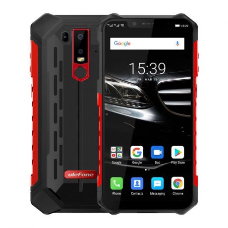 Мобильный телефон Ulefone Armor 6, черный, красный
