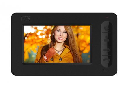 Видеодомофон CTV Монитор видеодомофона CTV-M400 B, цвет черный, черный