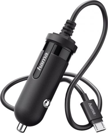 Автомобильное зарядное устройство Hama 178302, USB 2,4 A, черный