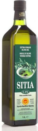 Оливковое масло Sitia Extra Virgin, кислотность 0,3%, 1 л