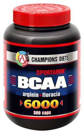 BCAA 6000 Спортамин" 300 капсул, 240