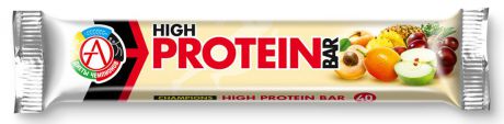Протеиновый батончик Сhampions Diet "Champions High protein Bar", фруктово-ореховый, 40 г