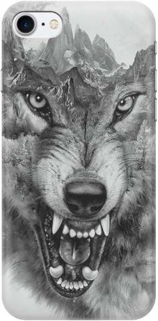 Чехол-накладка Gosso Cases "Волк в горах" для iPhone 7 / iPhone 8, 180253