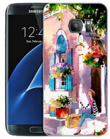 Чехол для сотового телефона GOSSO CASES для Samsung Galaxy S8 с принтом, 180124, розовый
