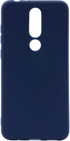 Чехол для сотового телефона GOSSO CASES для Nokia 5.1 Plus / X5 (2018) Soft Touch, 199038, темно-синий