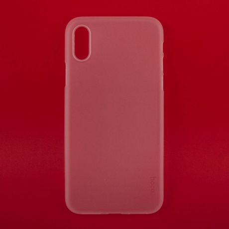Чехол Hoco Thin Frosted для iPhone Xs, 0L-00039852, прозрачный