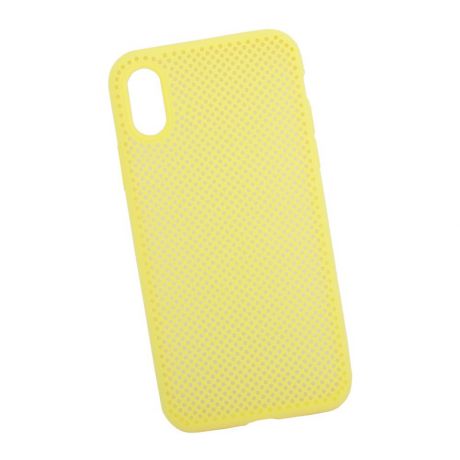 Чехол силиконовый LIBERTY PROJECT, для iPhone X Silicone Dot Case, 0L-00040411, желтый