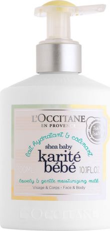 Молочко для тела детское увлажняющее L’Occitane En Provence Baby Care, 300 мл