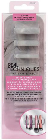 Подставка для сушки кистей Real Techniques Stick & Dry Brush Drying Rack, серый