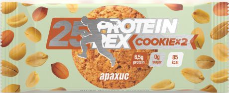Фитнес питание Протеиновое печенье Protein Rex Арахис, 50 г
