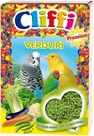 Корм сухой Cliffi Verduri Яичный, с овощами, для птиц, 300 г
