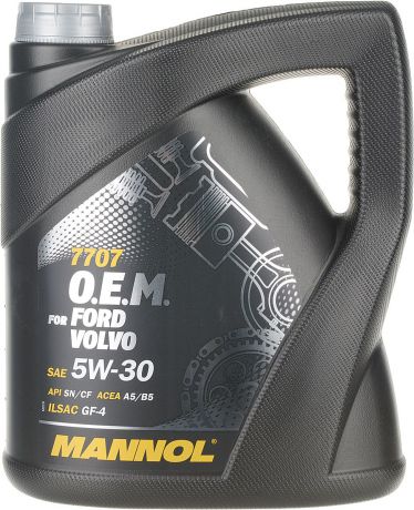 Моторное масло Mannol O.E.M. for Ford Volvo, синтетическое, 5W-30, 4 л