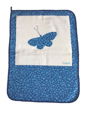 Полотенце кухонное Pastel Бабочка, синий