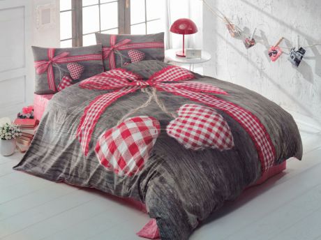 Комплект постельного белья Cotton Box серия 3D Life, модель Lovebox евро, ранфорс