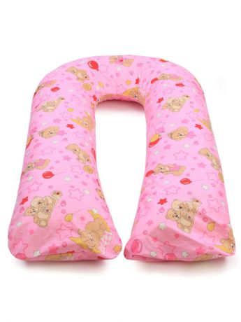 Подушка для кормящих и беременных Sonvol U340, U340/Мишки-розовые, розовый