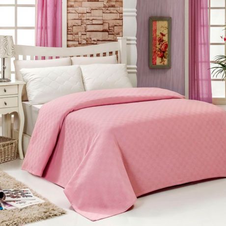 Покрывало Arya home collection Dama, светло-розовый