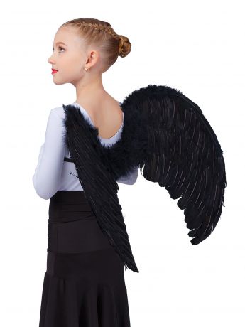 Аксессуар для карнавального костюма Gala-Вальс крылья малые, черный