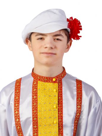 Аксессуар для карнавального костюма Gala-Вальс картуз, белый