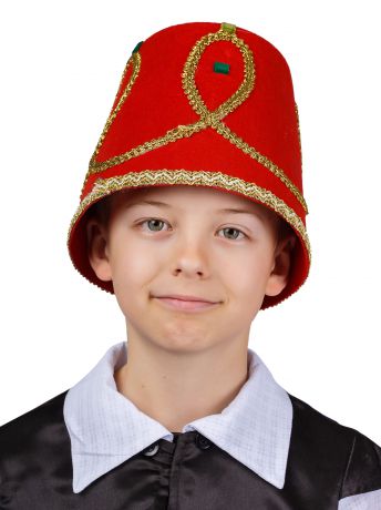 Шляпа карнавальная Gala-Вальс Феска "Турок", красный