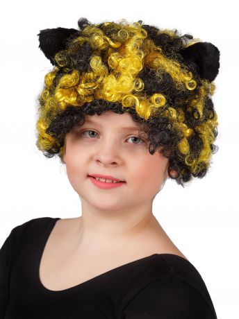 Аксессуар для карнавального костюма Gala-Вальс Парик с ушками, желтый, черный
