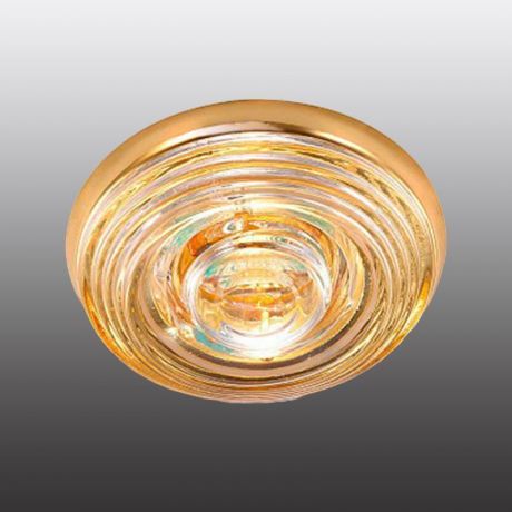 Встраиваемый светильник Novotech 369814, золотой