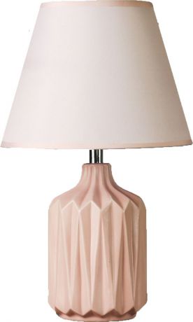 Настольный светильник Risalux Грани, E14, 40W, 3516428, розовый, 25 х 25 х 40,5 см
