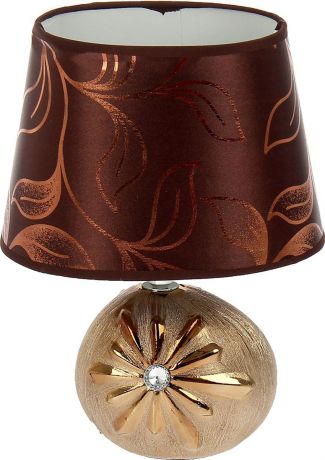 Настольный светильник Risalux Лучи, 1150761, коричневый, 20 х 14,5 х 28,5 см