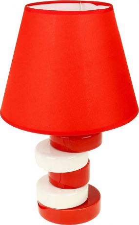 Настольный светильник Risalux Анастасия, E14, 40W, 1063531, красный, 14 х 14 х 26 см