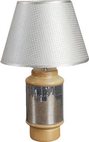 Настольный светильник Risalux Диско, E27, 3736888, серебристый, 30 х 30 х 46,5 см