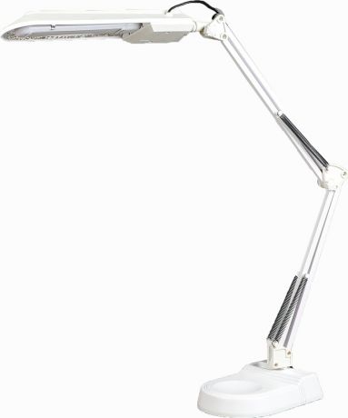 Настольный светильник Risalux Тритон, LED, 3726746, белый, 8,5 х 19 х 38 см