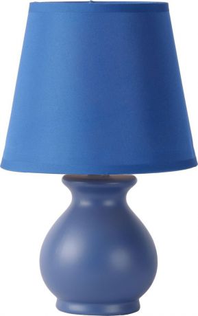 Лампа настольная Lucide "Mia", цвет: синий, E14, 40 Вт. 14561/81/35