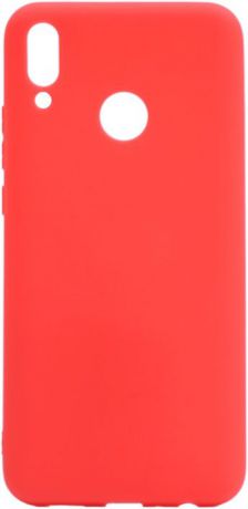 Чехол для сотового телефона GOSSO CASES для Huawei Y9 (2019) Soft Touch red, красный