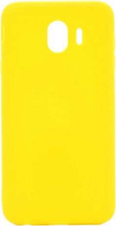 Чехол для сотового телефона GOSSO CASES для Samsung Galaxy J4 (2018) Soft Touch yellow, желтый