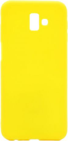 Чехол для сотового телефона GOSSO CASES для Samsung Galaxy J6+ Soft Touch yellow, желтый