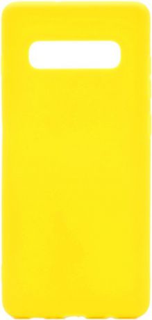 Чехол для сотового телефона GOSSO CASES для Samsung Galaxy S10+ Soft Touch yellow, желтый