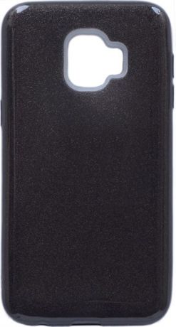Чехол для сотового телефона GOSSO CASES для Samsung Galaxy J2 Core Brilliant Shine черный, черный