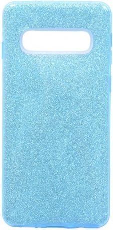 Чехол для сотового телефона GOSSO CASES для Samsung Galaxy S10 Brilliant Shine голубой, голубой