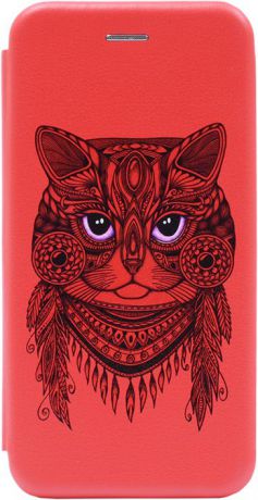Чехол для сотового телефона GOSSO CASES для Huawei Mate 20 lite Book Art Jack Grand Cat red, красный