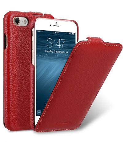 Чехол для сотового телефона Melkco Кожаный чехол флип для Apple iPhone 8/7 - Jacka Type, красный