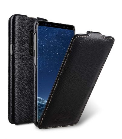 Чехол для сотового телефона Melkco Кожаный чехол флип для Samsung Galaxy S9+ - Jacka Type, черный