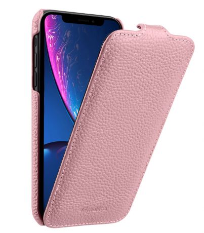 Чехол для сотового телефона Melkco Кожаный чехол флип для Apple iPhone XR - Jacka Type, розовый