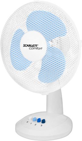 Настольный вентилятор Scarlett Comfort SC-DF111S07, белый