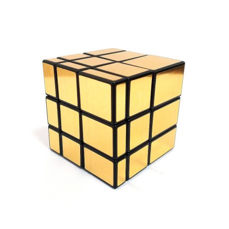 Головоломка YJ Зеркальный Кубик Рубика Mirror Cube gold золотой