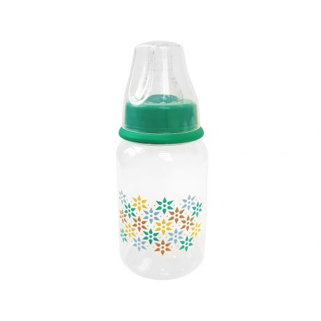 Бутылочка для кормления UVITON Бутылочка стандартное горлышко 125мл. зеленый, прозрачный